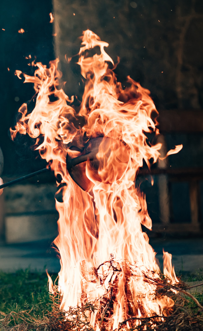 Cerámica cocida en fuego